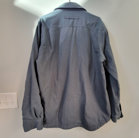 Duluth Original Firehose Heavy Cotton Shacket Men's Size Large Tall Workwear - Picture 2 of 13